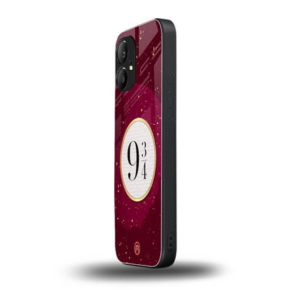 platform nine and three-quarters back phone cover | glass case for nothing phone 1