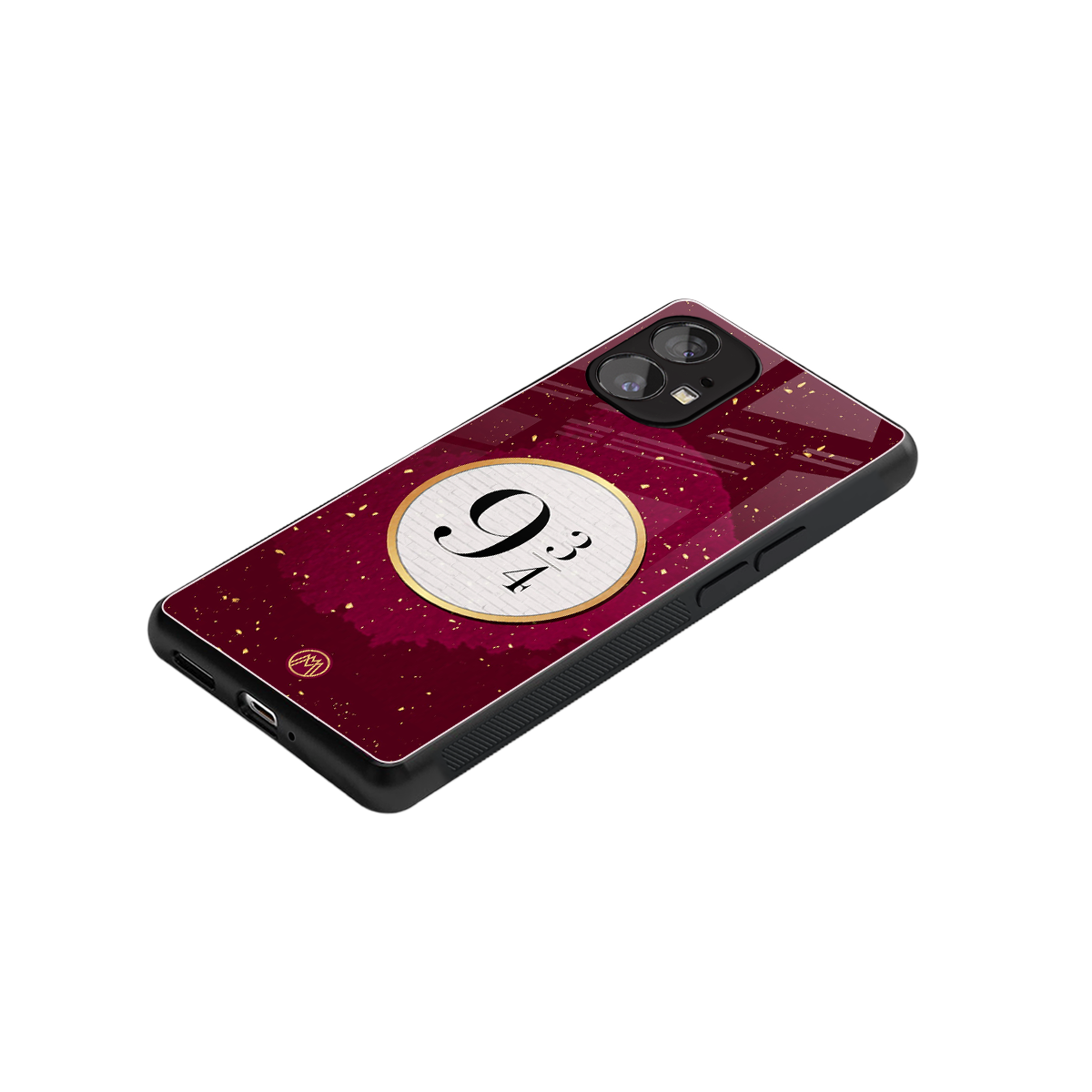 platform nine and three-quarters back phone cover | glass case for nothing phone 1