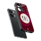 platform nine and three-quarters back phone cover | glass case for oneplus nord 3