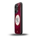 platform nine and three-quarters back phone cover | glass case for oneplus nord 3