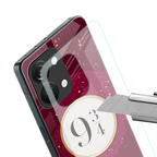 platform nine and three-quarters back phone cover | glass case for oneplus nord 3