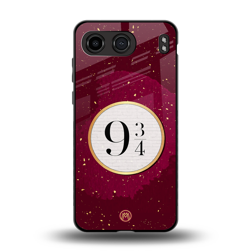 platform nine and three-quarters back phone cover | glass case for oneplus nord 4