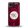 platform nine and three-quarters back phone cover | glass case for oneplus nord 4