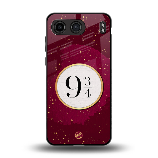platform nine and three-quarters back phone cover | glass case for oneplus nord 4