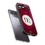 platform nine and three-quarters back phone cover | glass case for oneplus nord 4