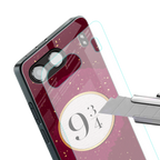 platform nine and three-quarters back phone cover | glass case for oneplus nord 4