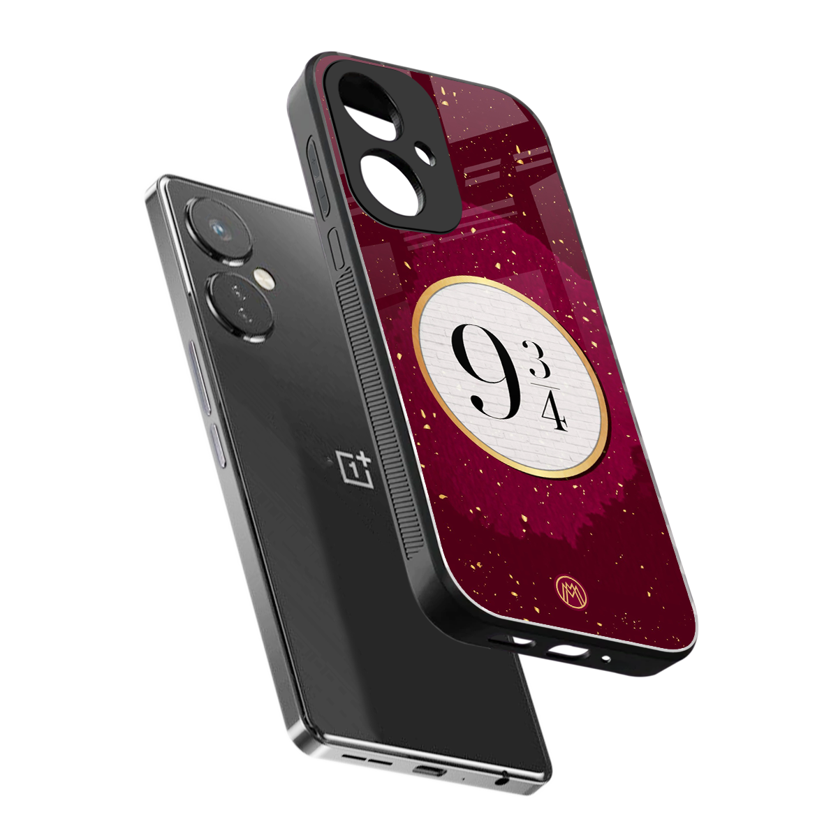 platform nine and three-quarters back phone cover | glass case for oneplus nord ce 3