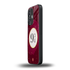 platform nine and three-quarters back phone cover | glass case for oneplus nord ce 3