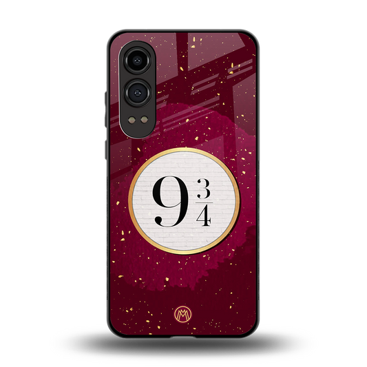 platform nine and three-quarters back phone cover | glass case for oneplus nord ce 4 lite