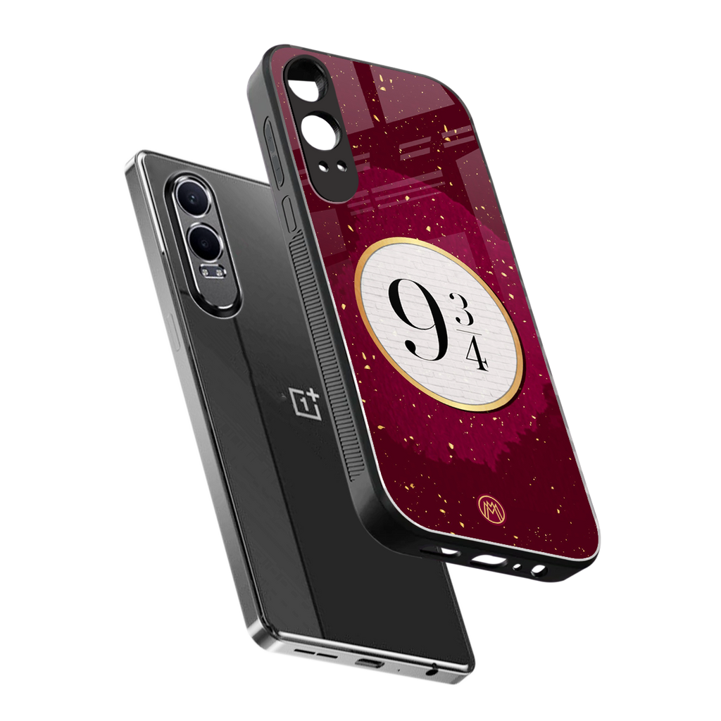 platform nine and three-quarters back phone cover | glass case for oneplus nord ce 4 lite
