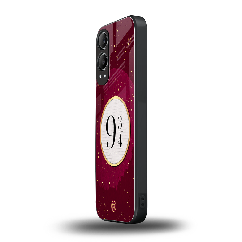 platform nine and three-quarters back phone cover | glass case for oneplus nord ce 4 lite