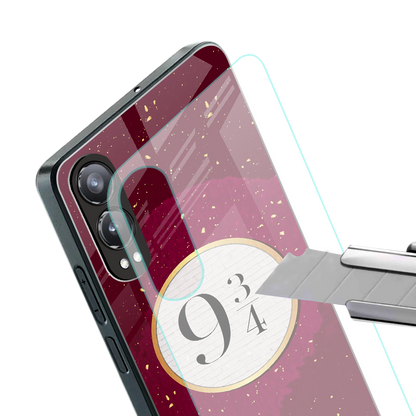 platform nine and three-quarters back phone cover | glass case for oneplus nord ce 4 lite