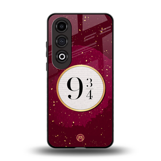 platform nine and three-quarters back phone cover | glass case for oneplus nord ce 4