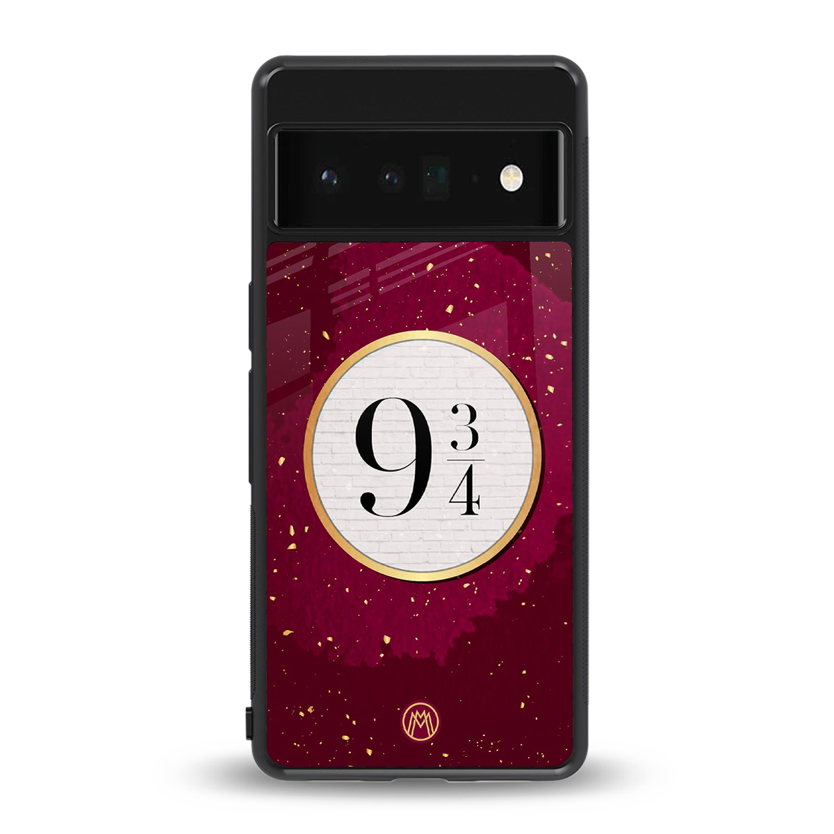platform nine and three-quarters back phone cover | glass case for google pixel 6 pro