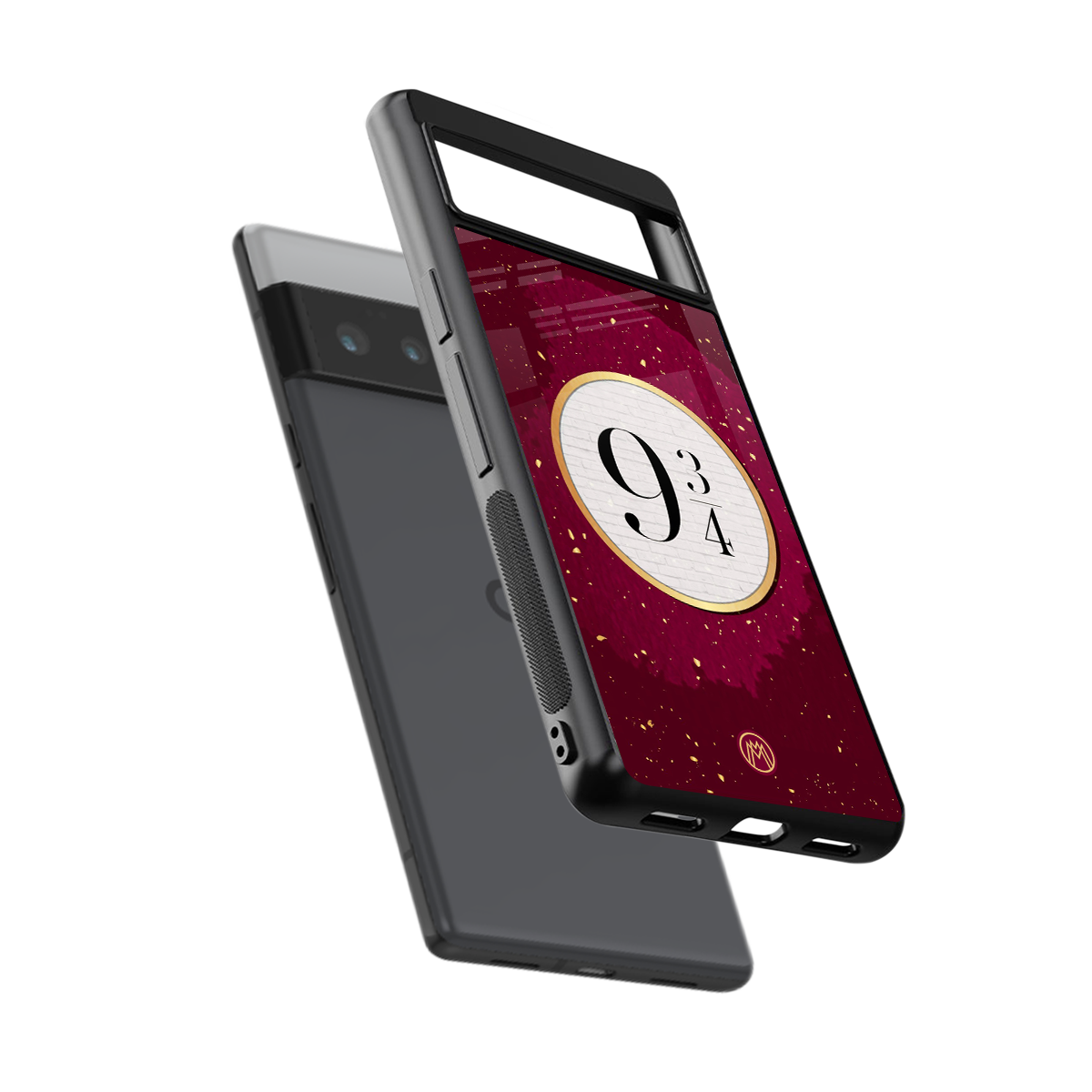 platform nine and three-quarters back phone cover | glass case for google pixel 6 pro