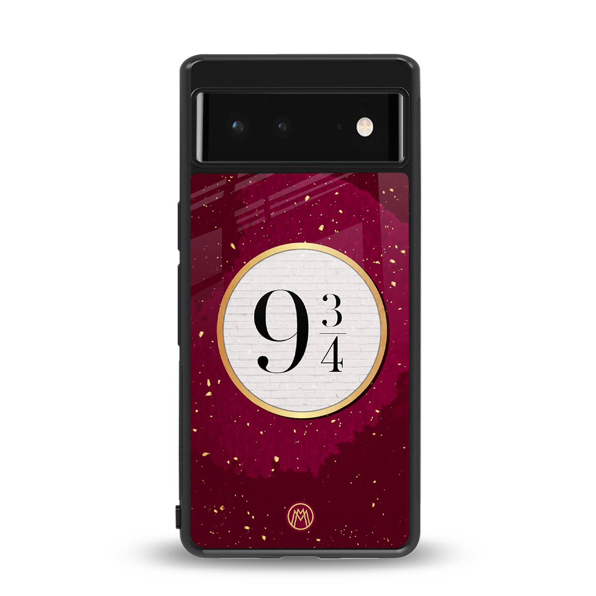 platform nine and three-quarters back phone cover | glass case for google pixel 6
