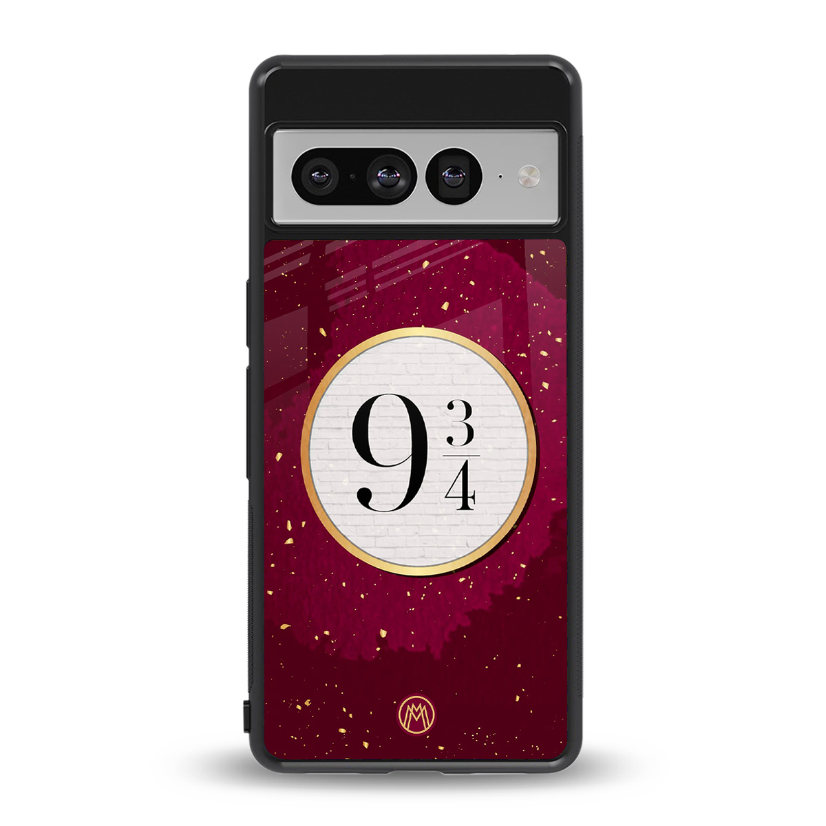 platform nine and three-quarters back phone cover | glass case for google pixel 7 pro