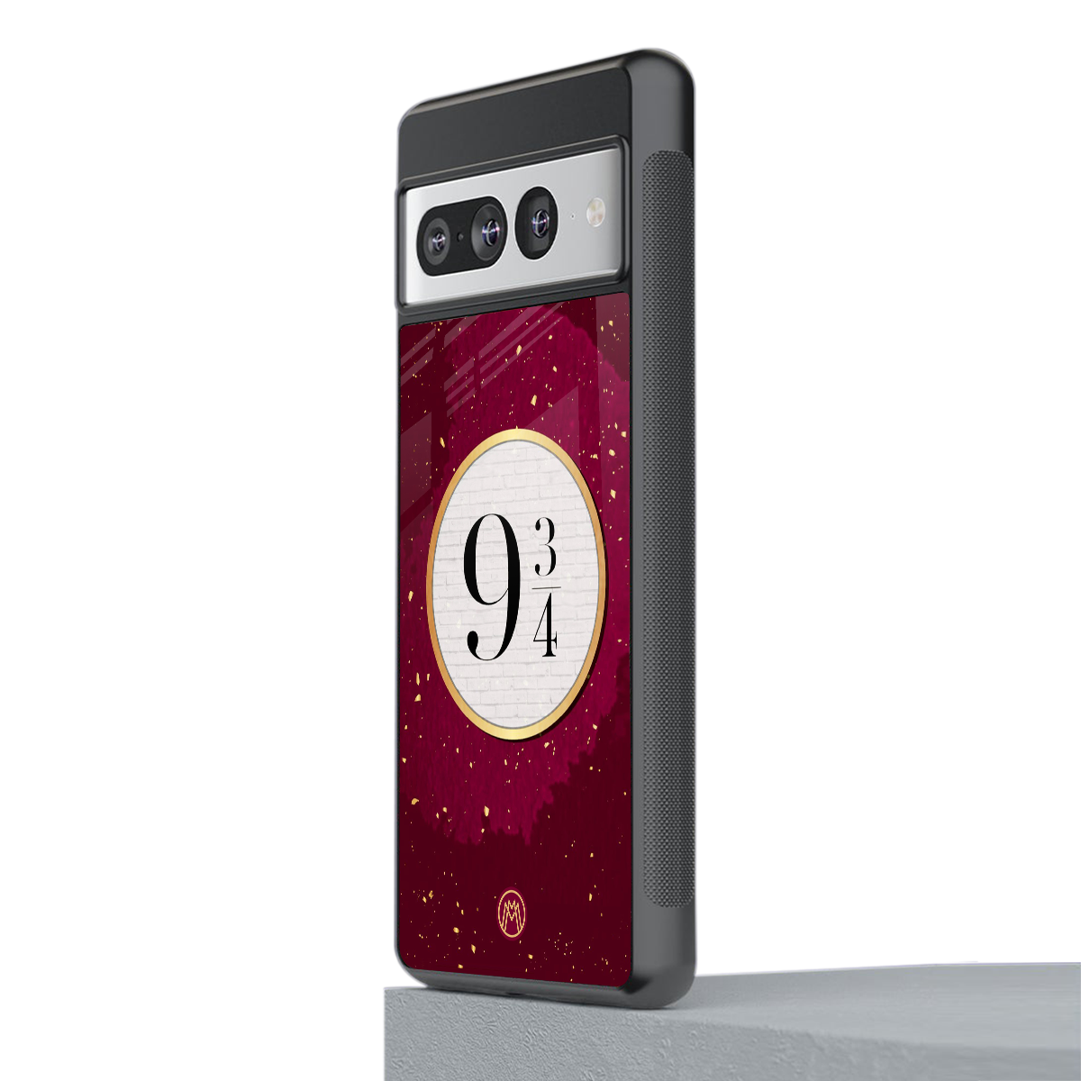 platform nine and three-quarters back phone cover | glass case for google pixel 7 pro