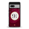platform nine and three-quarters back phone cover | glass case for Google Pixel 7