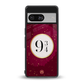 platform nine and three-quarters back phone cover | glass case for Google Pixel 8