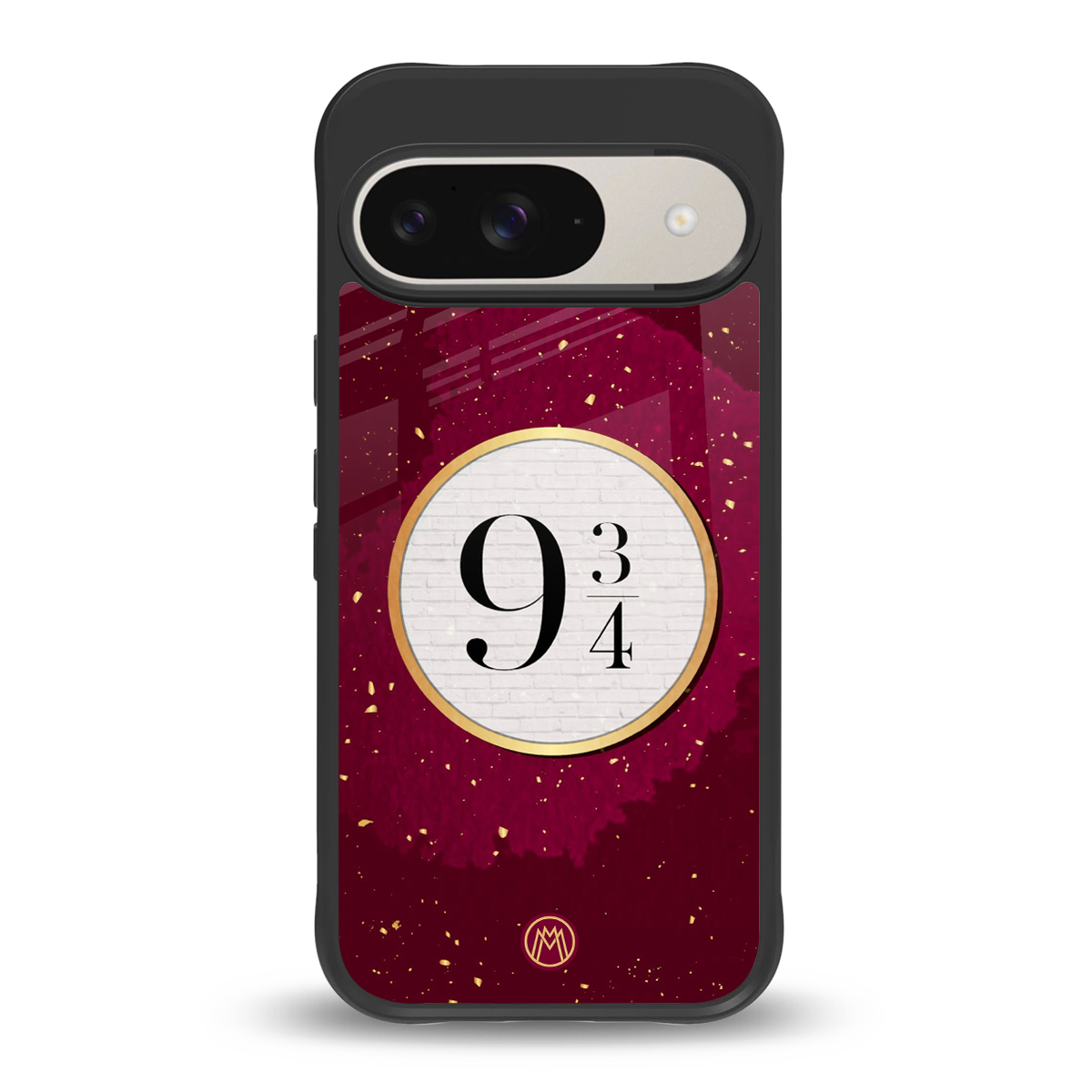platform nine and three-quarters back phone cover | glass case for google pixel 9