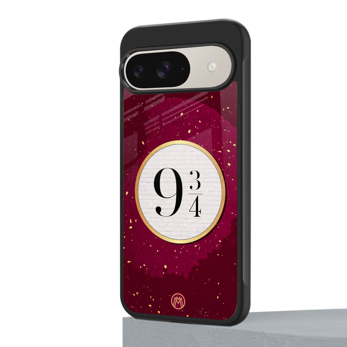 platform nine and three-quarters back phone cover | glass case for google pixel 9