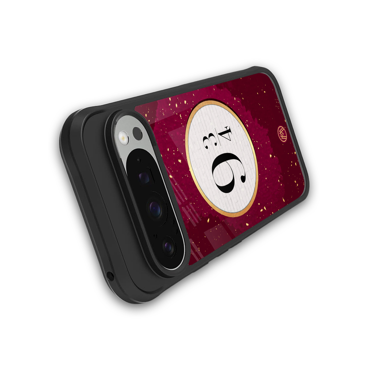 platform nine and three-quarters back phone cover | glass case for google pixel 9 pro xl