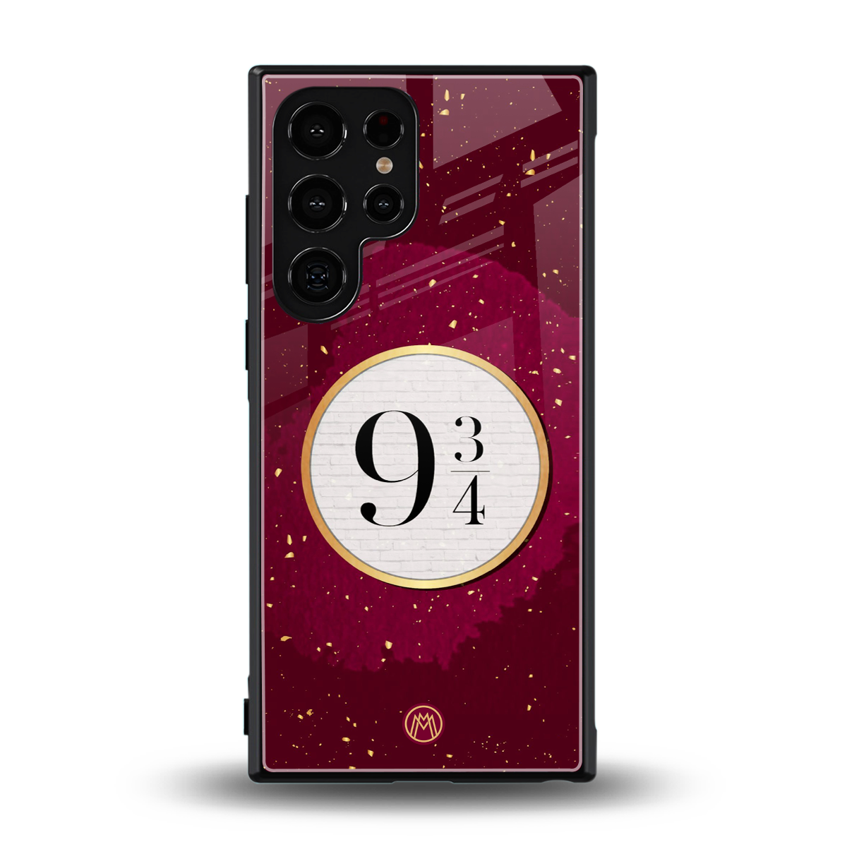 platform nine and three-quarters back phone cover | glass case for samsung galaxy s24 ultra