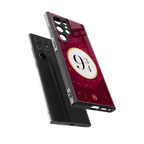 platform nine and three-quarters back phone cover | glass case for samsung galaxy s23 ultra