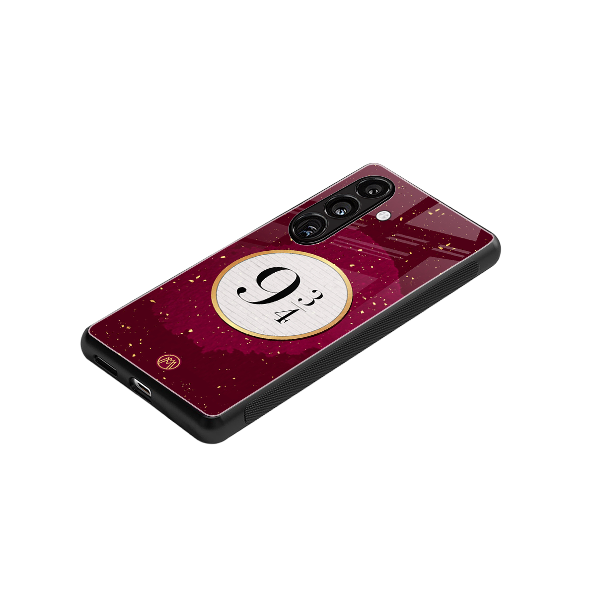 platform nine and three-quarters back phone cover | glass case for samsung galaxy s23 plus