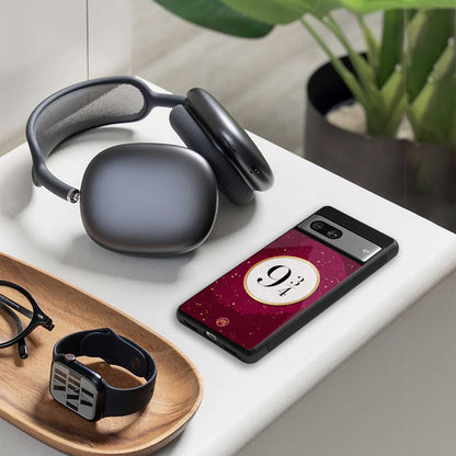 platform nine and three-quarters back phone cover | glass case for samsung galaxy s24