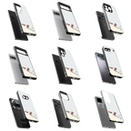 Durable Glass Back Mobile Case for iPhone, Samsung, OnePlus, Google Pixel, Redmi, Vivo, Oppo