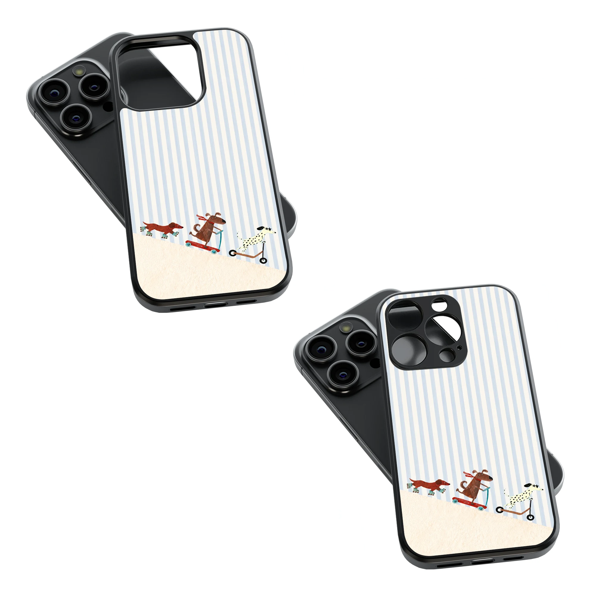 Trendy Glass Back Mobile Case for iPhone, Samsung, Redmi, OnePlus, Google Pixel, Motorola