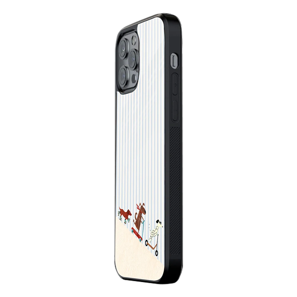 Slim Glass Back Phone Case for Multiple Brands iPhone, Samsung, Redmi, OnePlus, Oppo, Vivo