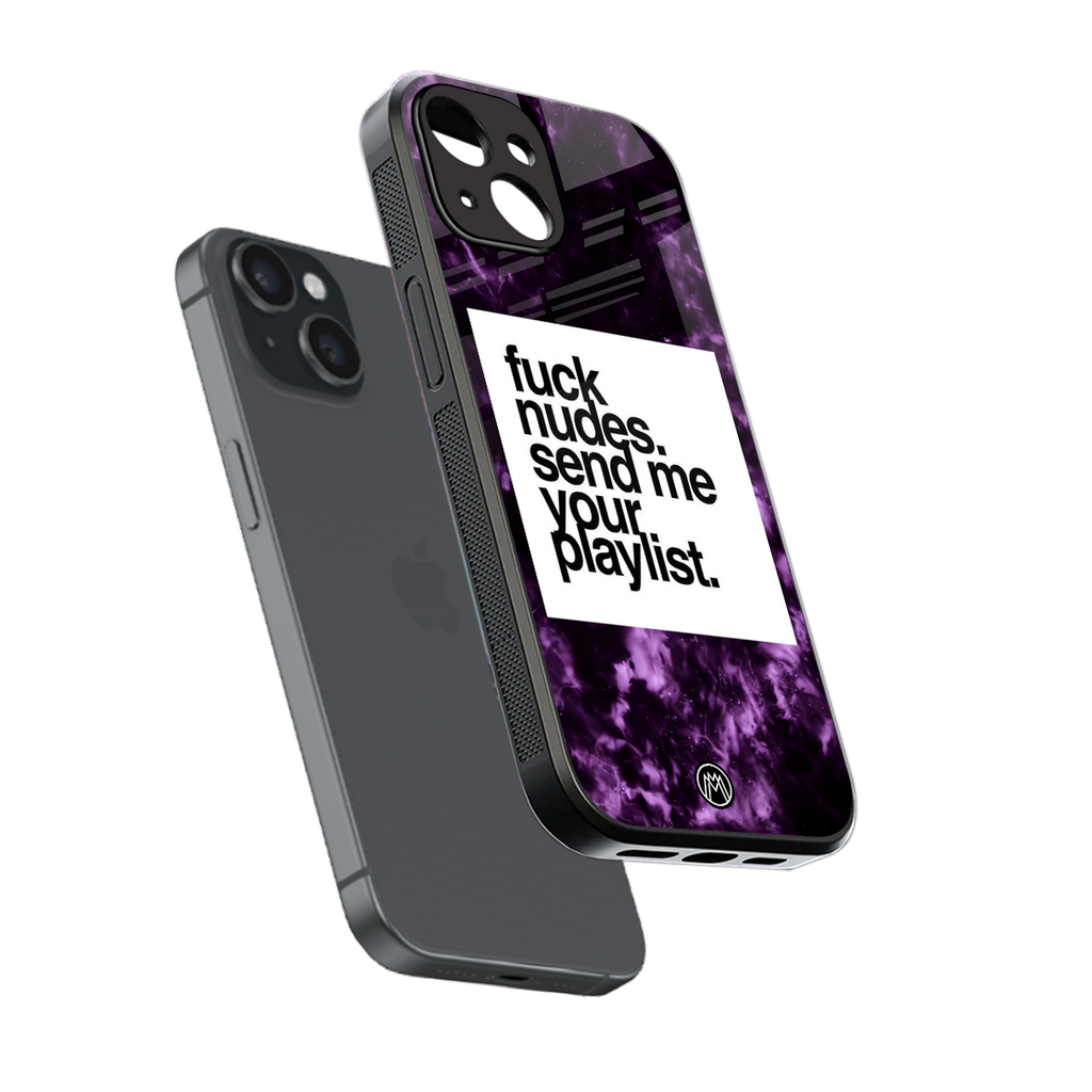 playlist please back phone cover | glass case for iphone 13 mini