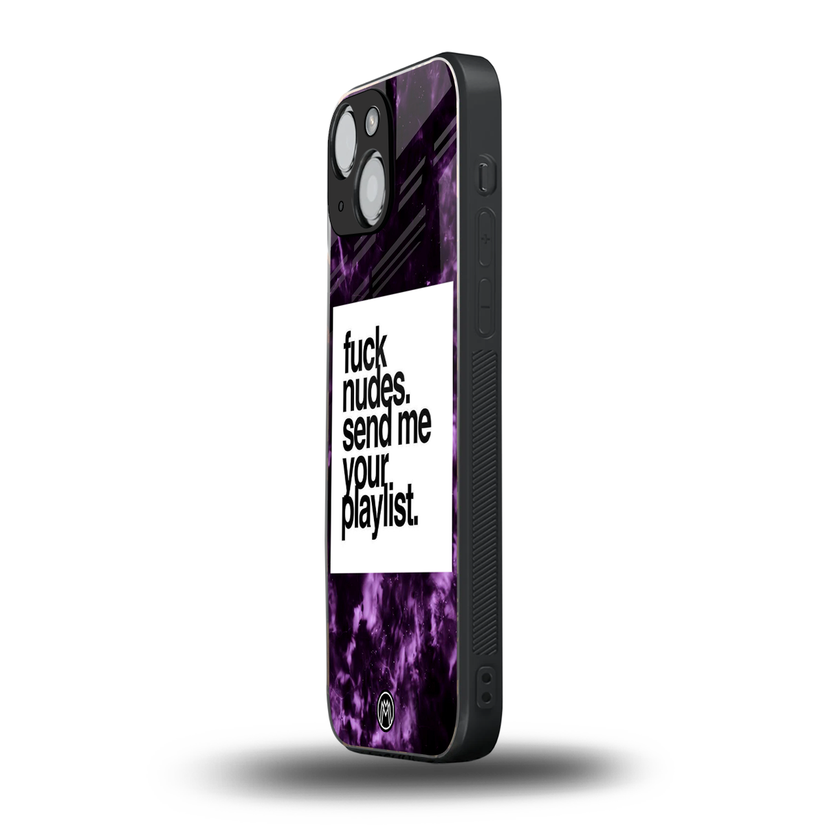 playlist please back phone cover | glass case for iphone 13 mini