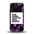 playlist please back phone cover | glass case for iphone 13 pro max