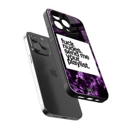 playlist please back phone cover | glass case for iphone 14 pro max