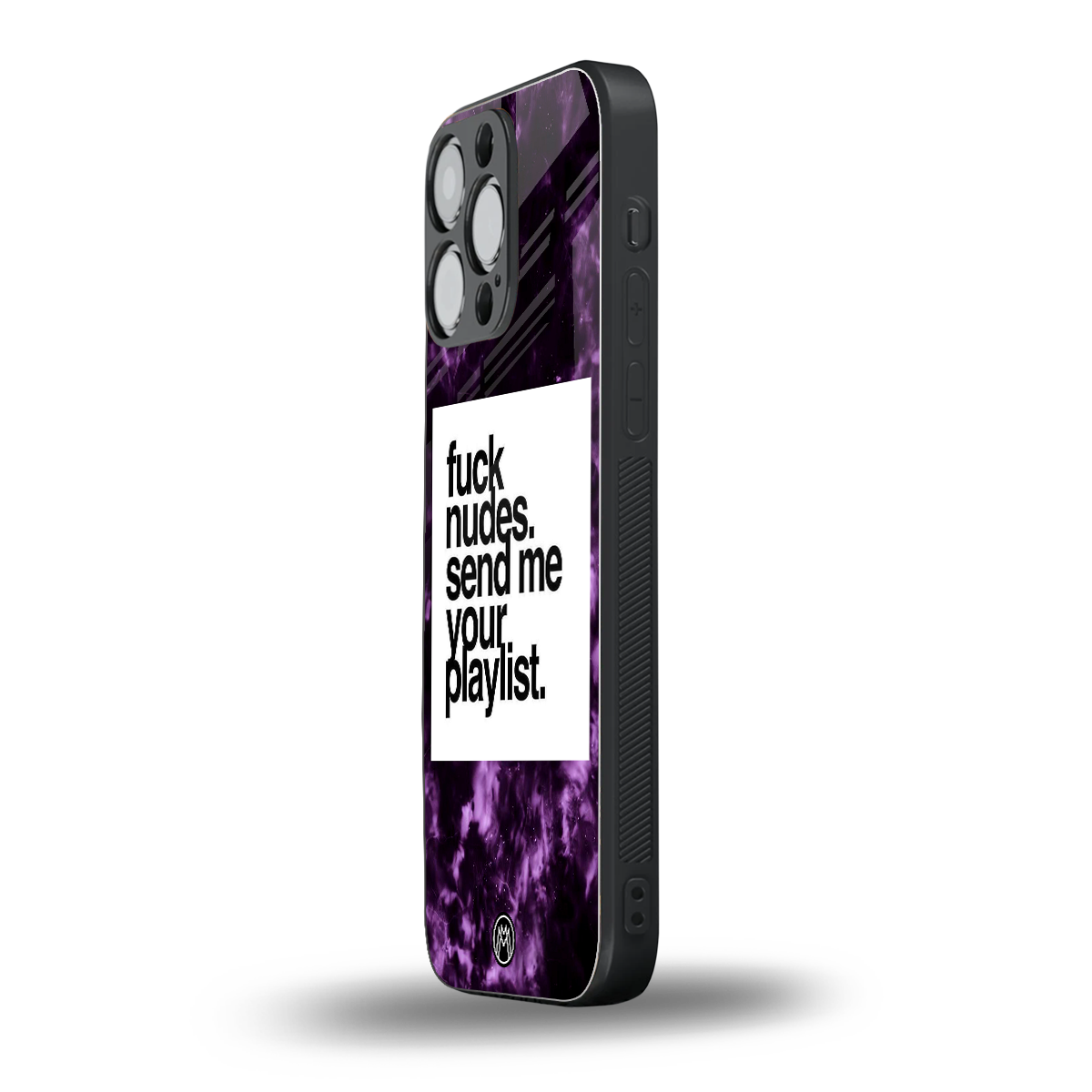 playlist please back phone cover | glass case for iphone 15 pro max