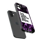 playlist please back phone cover | glass case for iphone 16 plus