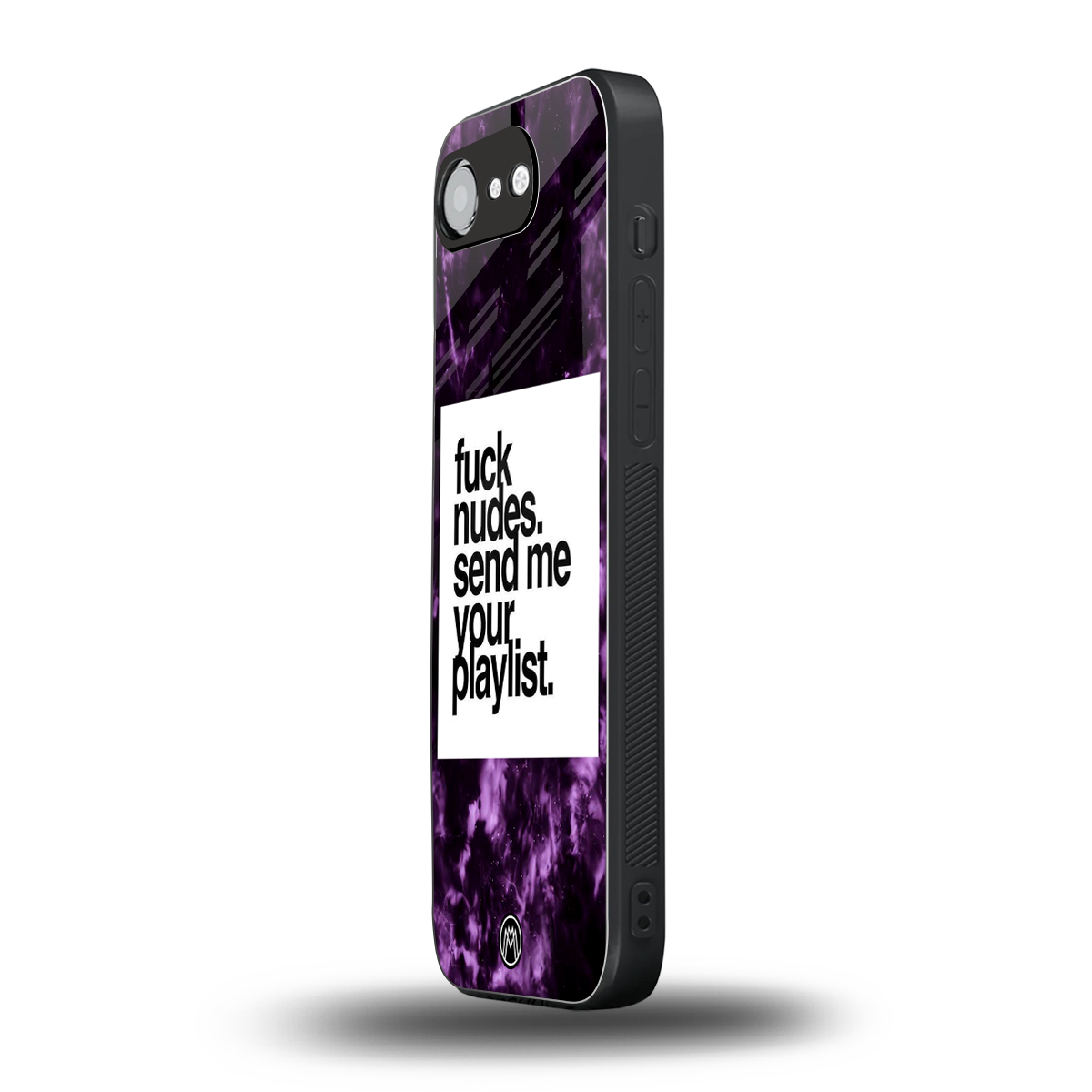 playlist please back phone cover | glass case for iphone 16e