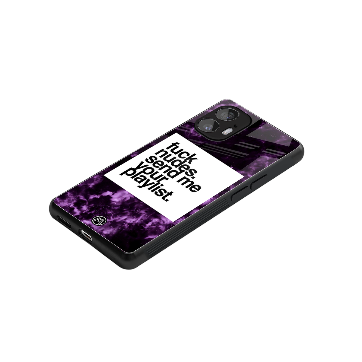 playlist please back phone cover | glass case for nothing phone 2