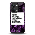 playlist please back phone cover | glass case for oneplus nord 3