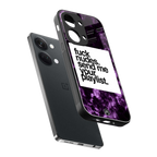 playlist please back phone cover | glass case for oneplus nord 3