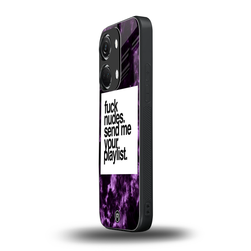 playlist please back phone cover | glass case for oneplus nord 3