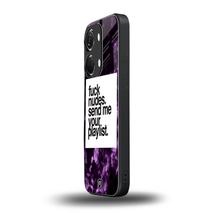 playlist please back phone cover | glass case for oneplus nord 3