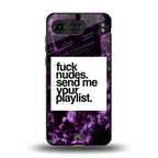 playlist please back phone cover | glass case for oneplus nord 4