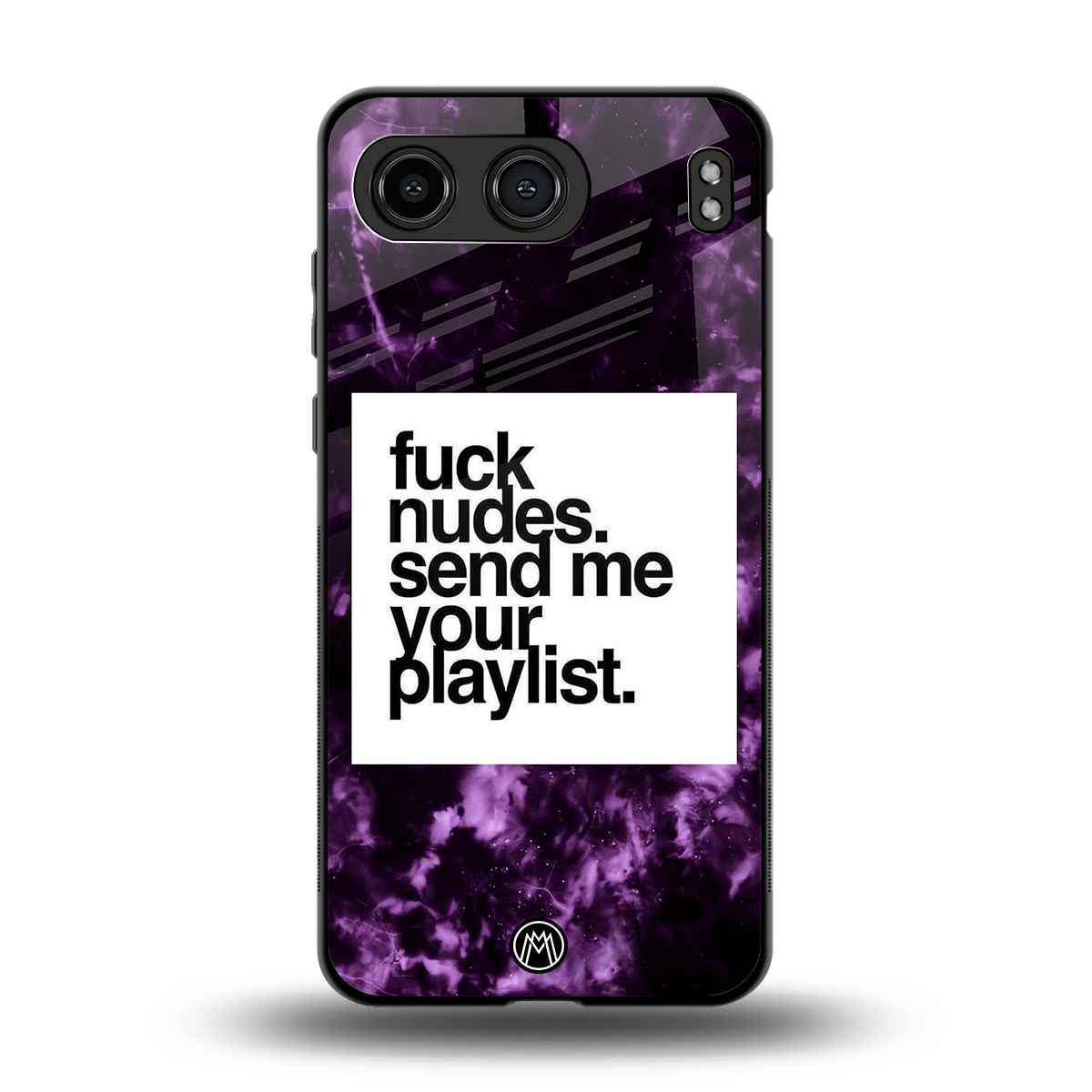 playlist please back phone cover | glass case for oneplus nord 4
