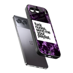 playlist please back phone cover | glass case for oneplus nord 4