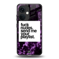 playlist please back phone cover | glass case for oneplus nord ce 3